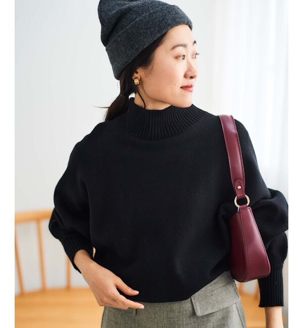 le.coeur blanc「《手洗い可能》3WAYレイヤードニット」|ニット・セーター|