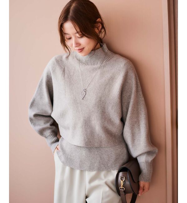 le.coeur blanc「《手洗い可能》3WAYレイヤードニット」|ニット・セーター|