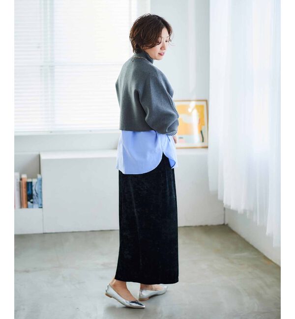 le.coeur blanc「《手洗い可能》3WAYレイヤードニット」|ニット・セーター|