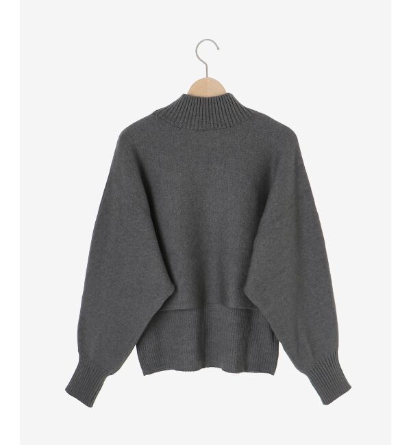 le.coeur blanc「《手洗い可能》3WAYレイヤードニット」|ニット・セーター|