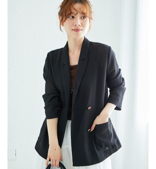 le.coeur blanc「メッシュダブルブレストジャケット」|その他|