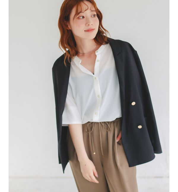 le.coeur blanc「メッシュダブルブレストジャケット」|その他|