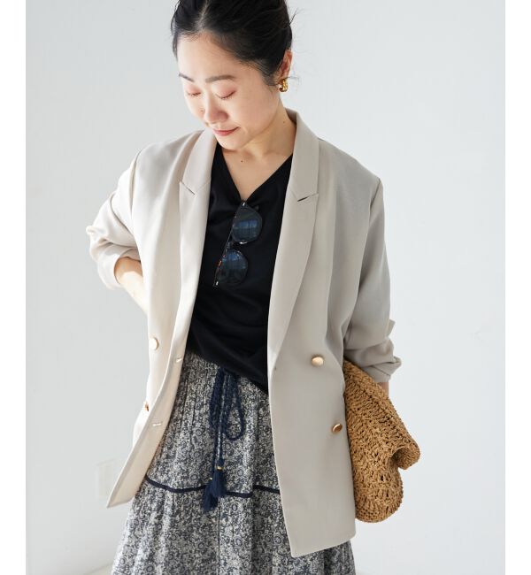 le.coeur blanc「メッシュダブルブレストジャケット」|その他|