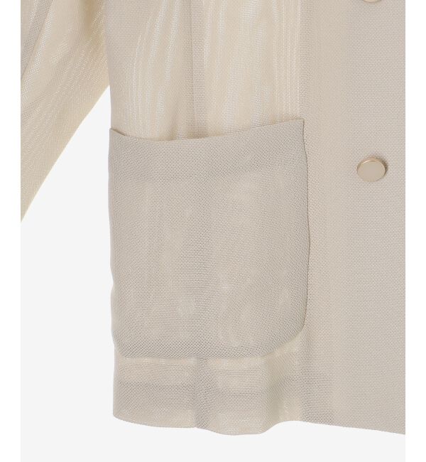 le.coeur blanc「メッシュダブルブレストジャケット」|その他|