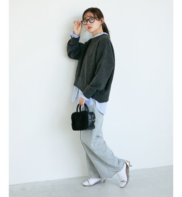  「ボアコンビ2WAYミニボストン」|ボストンバッグ|