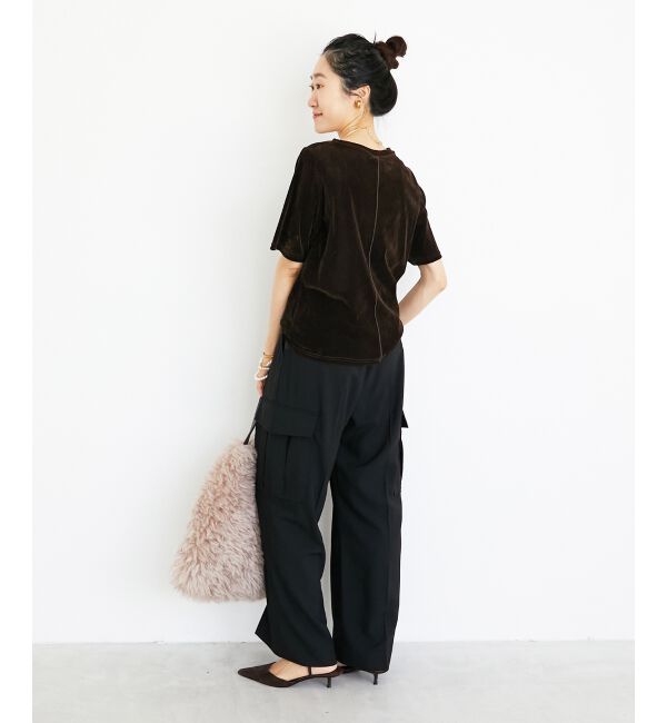  「シアーベロアTシャツ」|Tシャツ・カットソー|