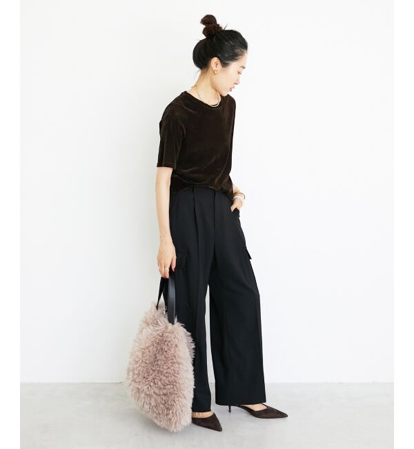  「シアーベロアTシャツ」|Tシャツ・カットソー|