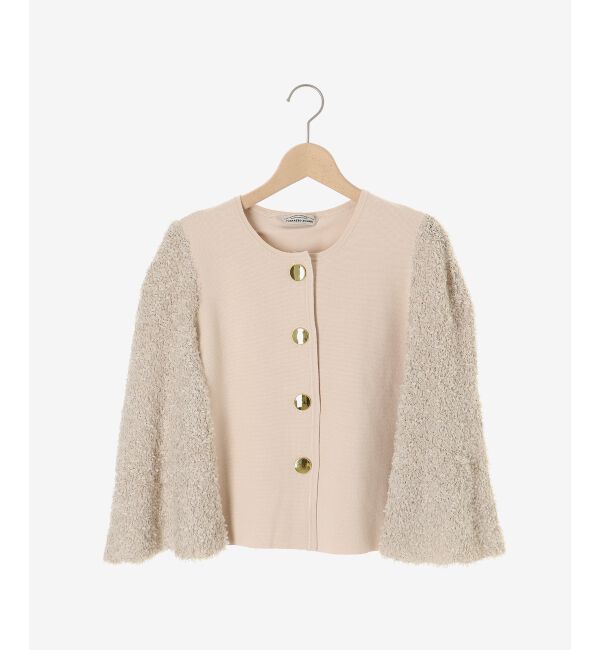  「《手洗い可能》TORRAZZO DONNA別注 フレアケープニットカーデ」|カーディガン|