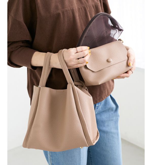  「3setソフトレザー調バッグ」|トートバッグ|