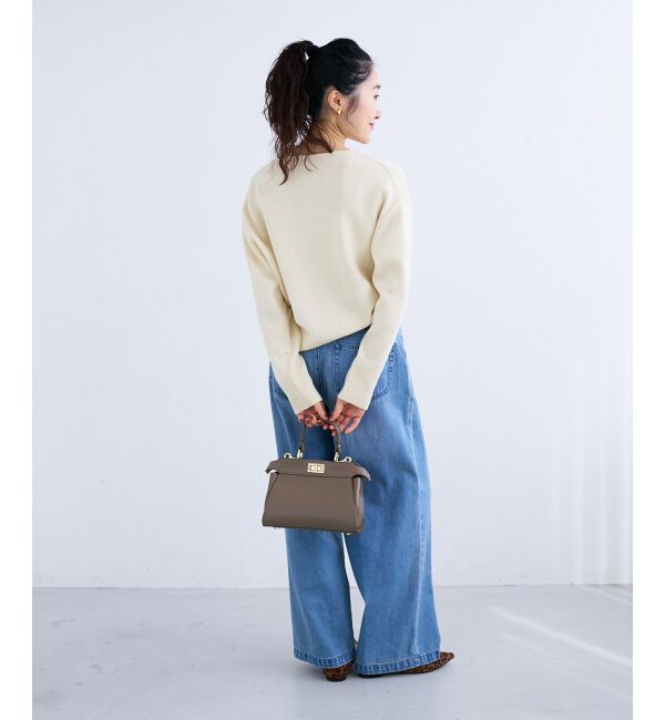  「メッセージ刺繍プルオーバー」|ニット・セーター|