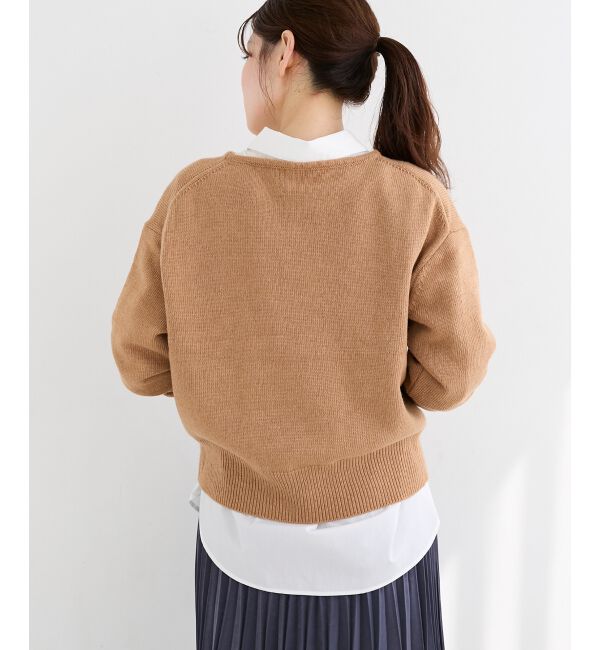  「メッセージ刺繍プルオーバー」|ニット・セーター|