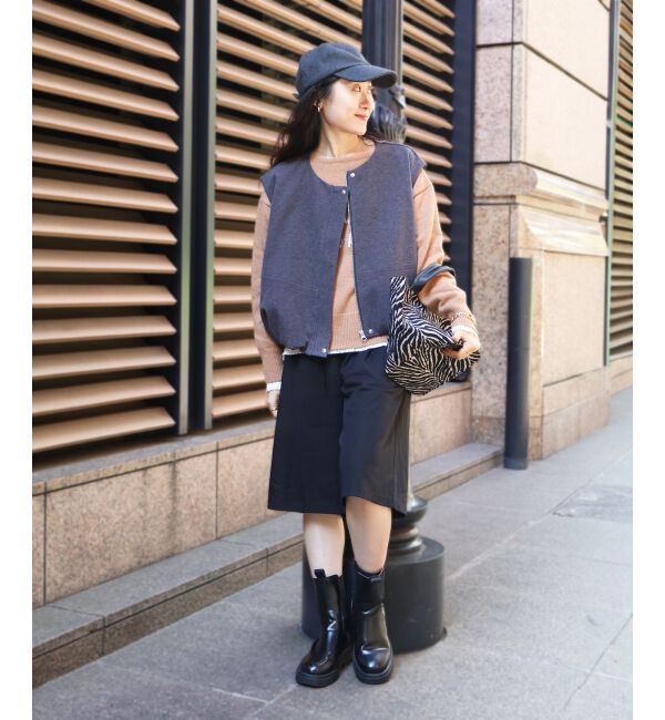  「メッセージ刺繍プルオーバー」|ニット・セーター|