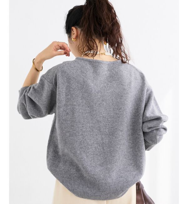  「メッセージ刺繍プルオーバー」|ニット・セーター|