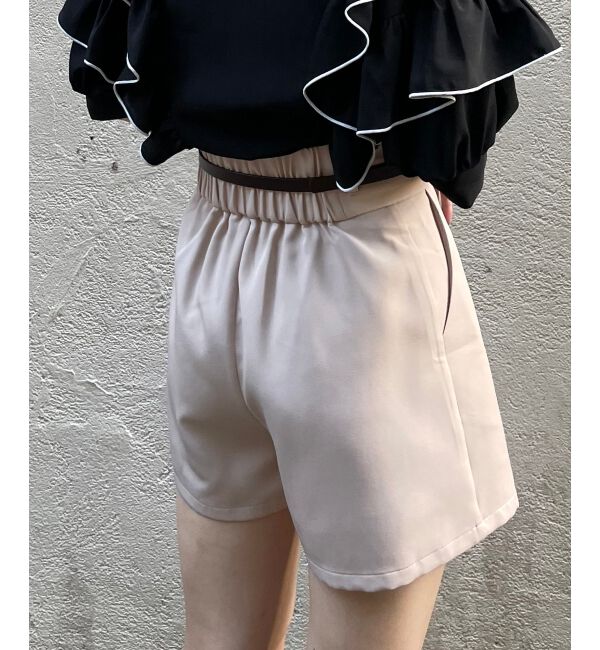 MAJESTICLEGON「クラシックベルト付きショートパンツ」|その他|