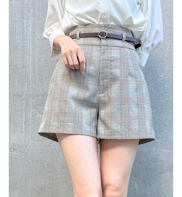 MAJESTICLEGON「クラシックベルト付きショートパンツ」|その他|