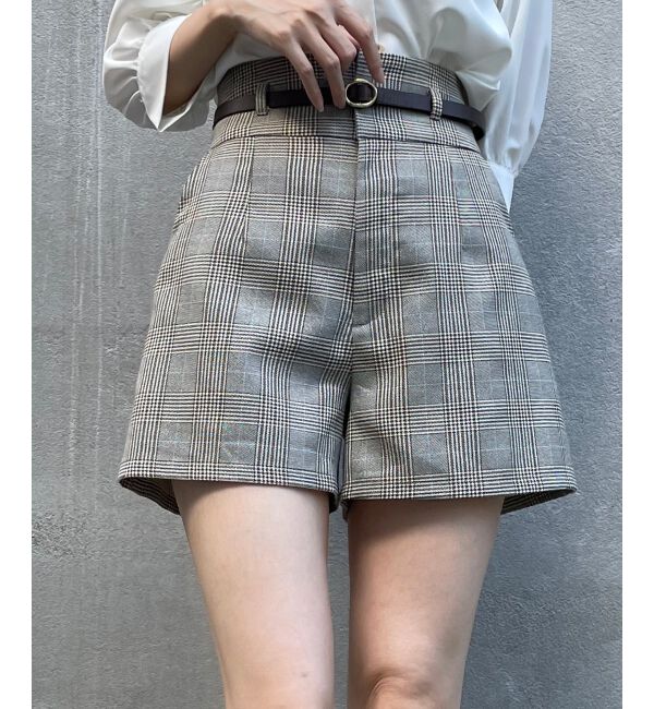 MAJESTICLEGON「クラシックベルト付きショートパンツ」|その他|
