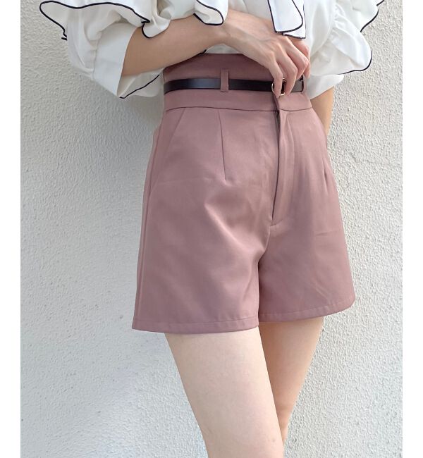 MAJESTICLEGON「クラシックベルト付きショートパンツ」|その他|