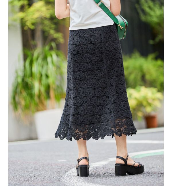 MAJESTICLEGON「クロシェロングスカート」|スカート|