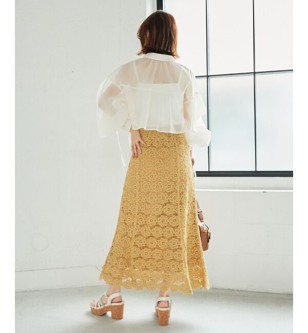 MAJESTICLEGON「クロシェロングスカート」|スカート|