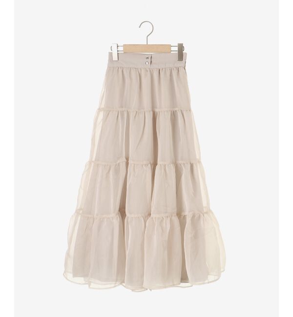 MAJESTICLEGON「シアーボリュームティアードスカート」|スカート|