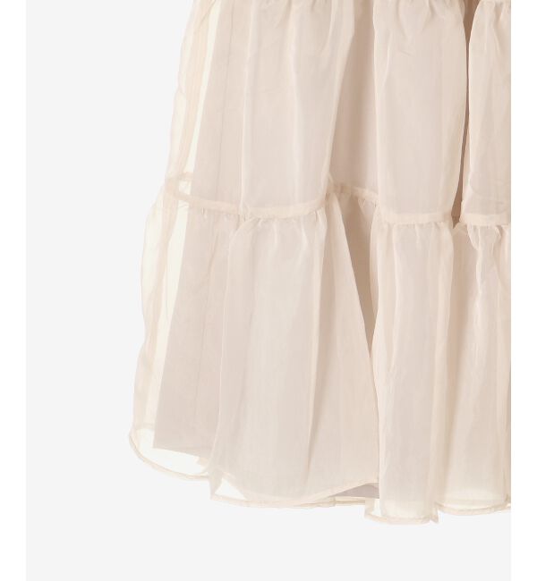 MAJESTICLEGON「シアーボリュームティアードスカート」|スカート|