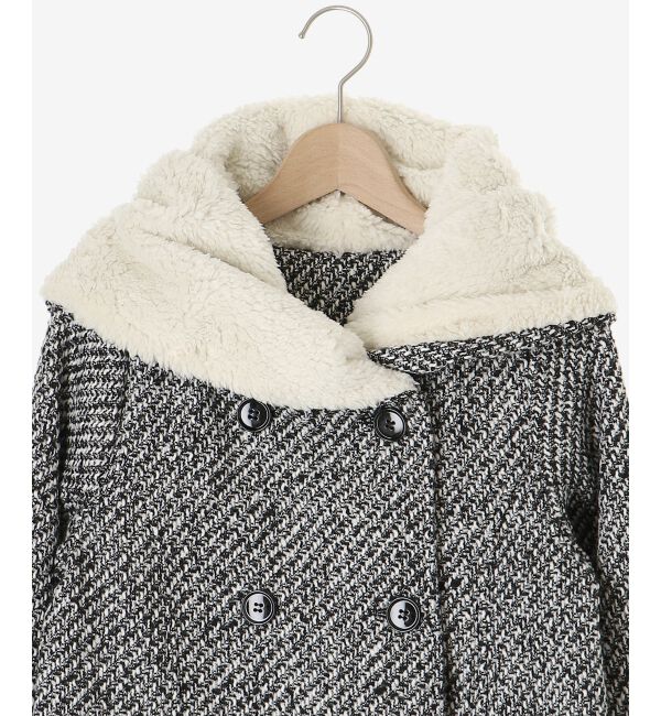 MAJESTICLEGON「フードボアコート」|ダウン|