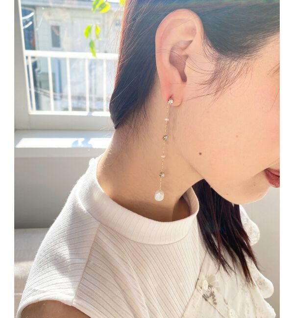 MAJESTICLEGON「繊細ビジューピアス」|ピアス|