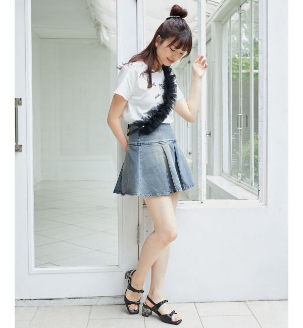 MAJESTICLEGON「リボンモチーフTシャツ」|Tシャツ・カットソー|