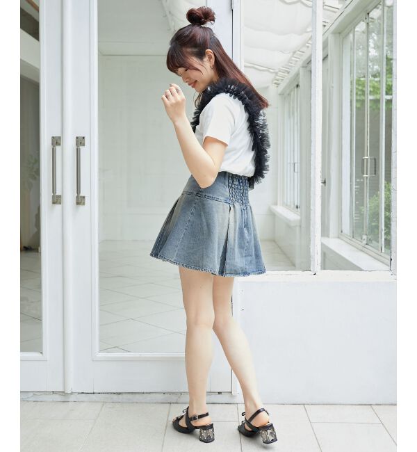 MAJESTICLEGON「リボンモチーフTシャツ」|Tシャツ・カットソー|