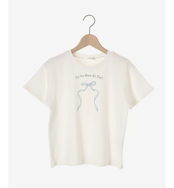 MAJESTICLEGON「リボンモチーフTシャツ」|Tシャツ・カットソー|
