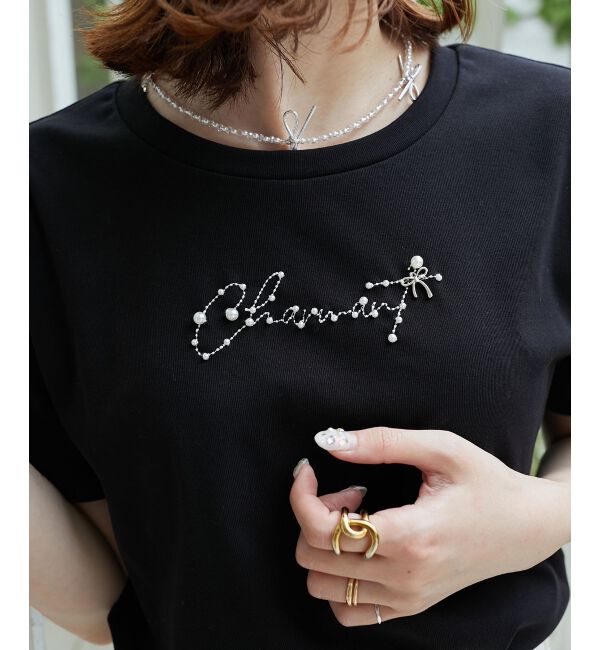 MAJESTICLEGON「リボンモチーフTシャツ」|Tシャツ・カットソー|