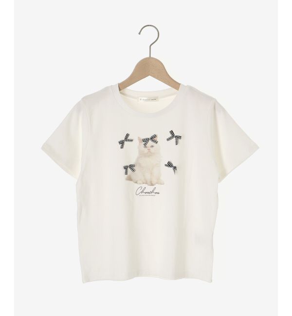 MAJESTICLEGON「リボンモチーフTシャツ」|Tシャツ・カットソー|