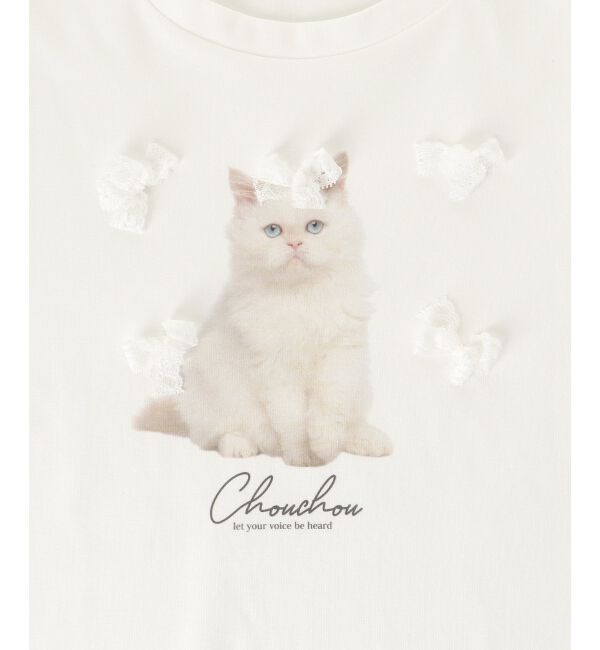 MAJESTICLEGON「リボンモチーフTシャツ」|Tシャツ・カットソー|