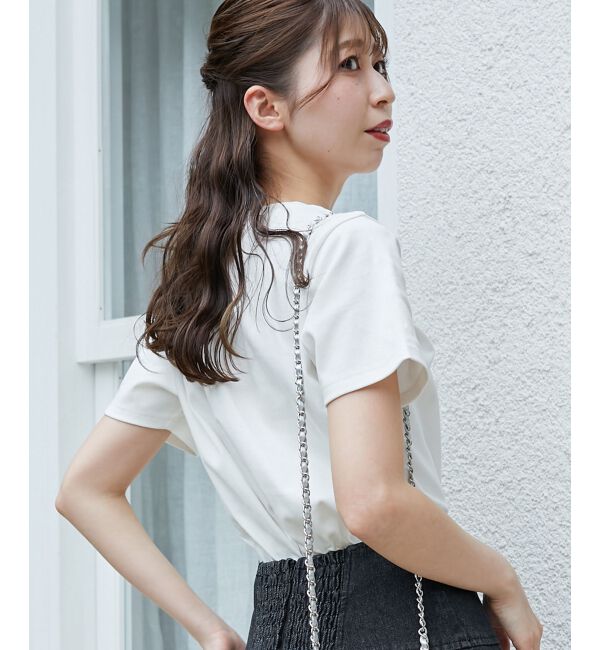 MAJESTICLEGON「リボンモチーフTシャツ」|Tシャツ・カットソー|