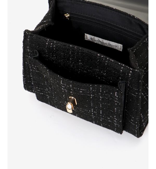 MAJESTICLEGON「パールチェーンクラシカルバッグ」|ショルダー・メッセンジャー|