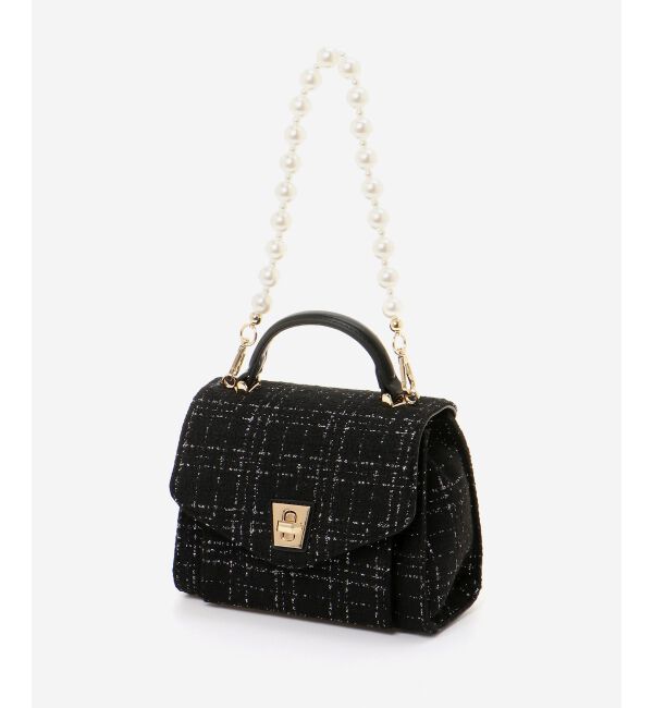 MAJESTICLEGON「パールチェーンクラシカルバッグ」|ショルダー・メッセンジャー|