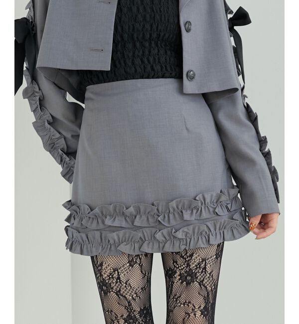 MAJESTICLEGON「ホイップフリルスカパン」|スカート|