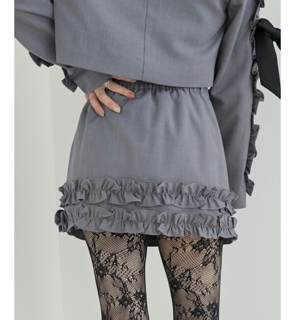 MAJESTICLEGON「ホイップフリルスカパン」|スカート|