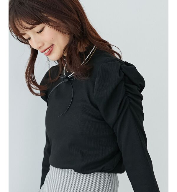 MAJESTICLEGON「Ladyライクパワショルトップス」|Tシャツ・カットソー|