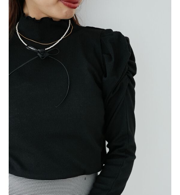 MAJESTICLEGON「Ladyライクパワショルトップス」|Tシャツ・カットソー|