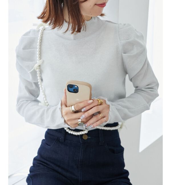 MAJESTICLEGON「Ladyライクパワショルトップス」|Tシャツ・カットソー|