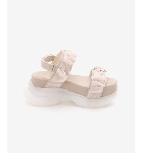  「ジェリーソールギャザースポサン」|サンダル|