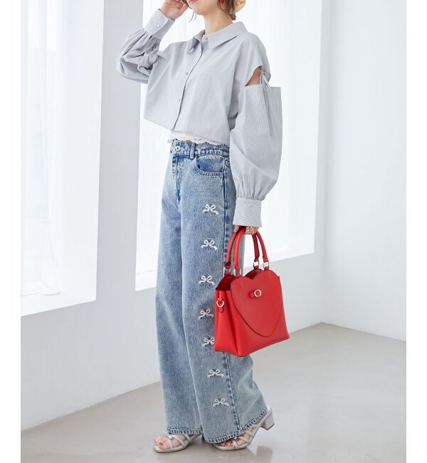  「オープンショルダーショートシャツ」|シャツ・ブラウス|