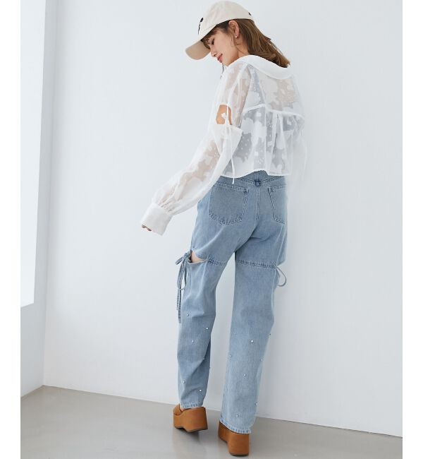  「オープンショルダーショートシャツ」|シャツ・ブラウス|