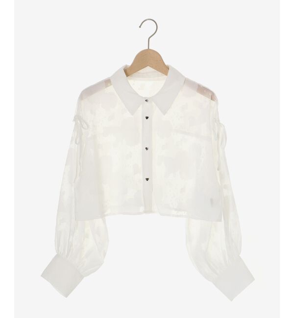  「オープンショルダーショートシャツ」|シャツ・ブラウス|