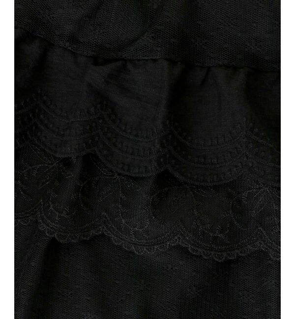  「ティアードレースフリルスカート」|スカート|