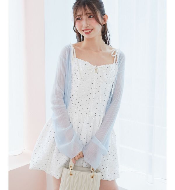  「レースチョーカーセットバルーンミニワンピ」|ワンピース|