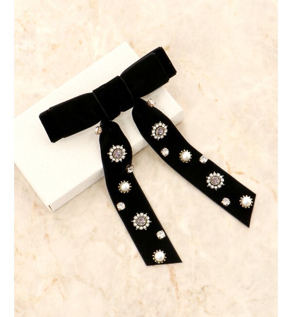  「ビジューリボンバレッタ」|その他|