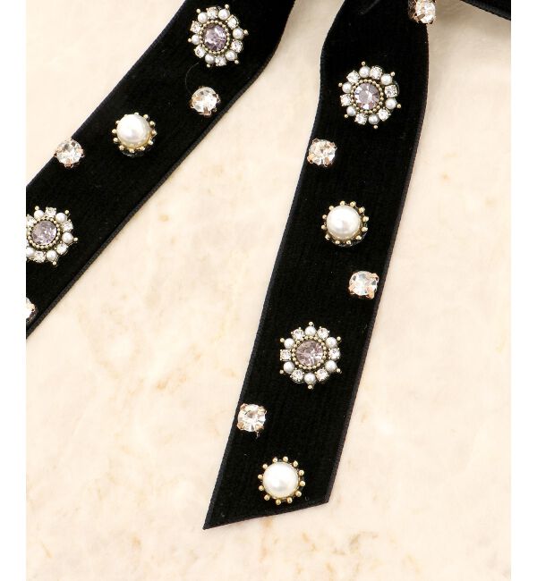  「ビジューリボンバレッタ」|その他|