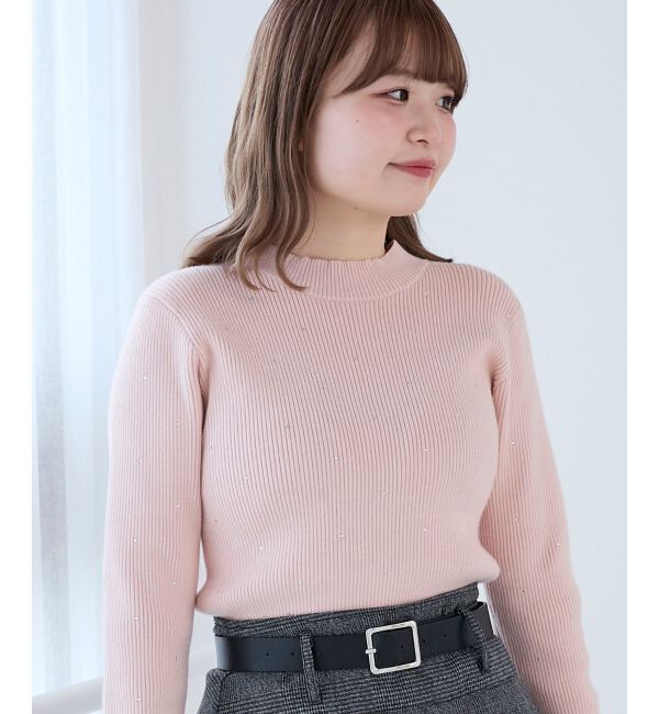  「キラキラハイネックニット」|ニット・セーター|